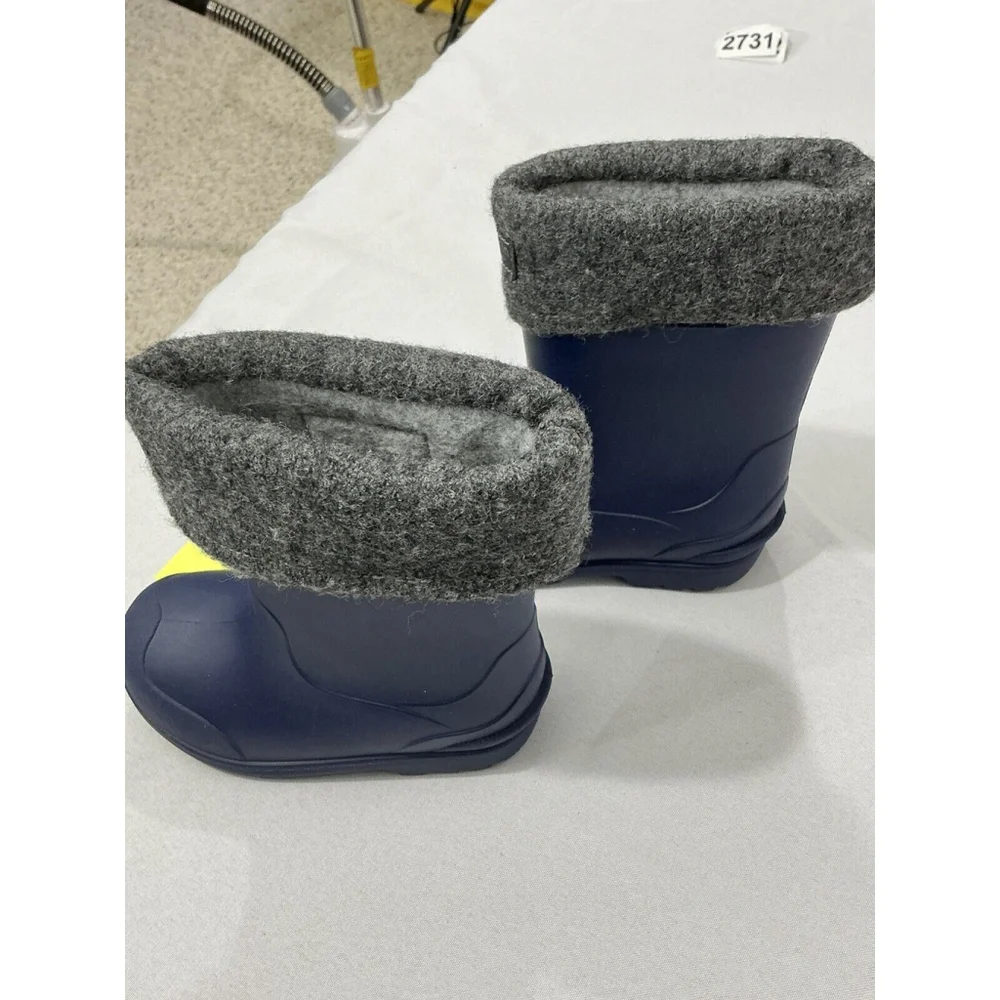 Toddler Boys Munchkin By Striderite Blue Rubber Pull On Rain Boots 7